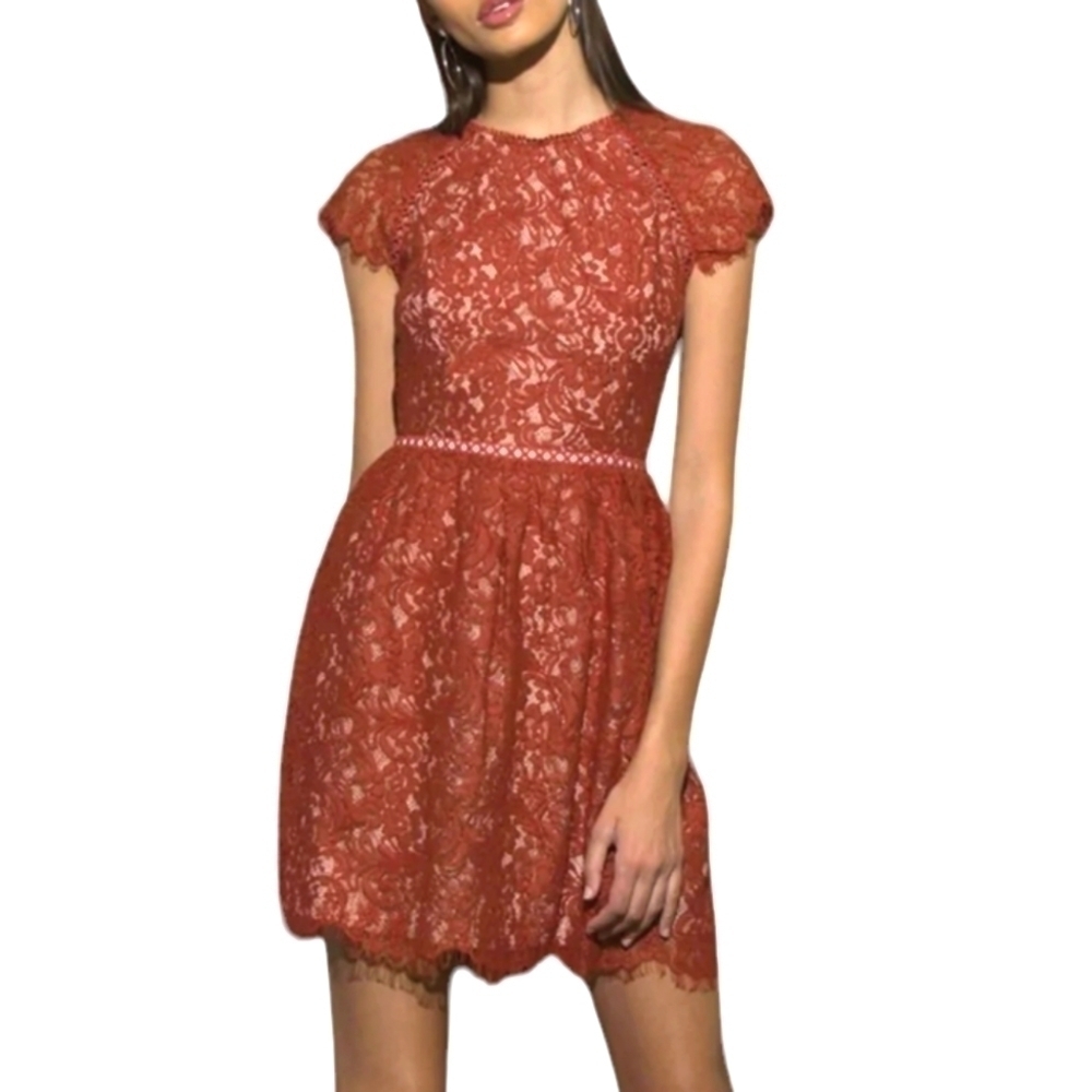 NWT Stylestalker  Beautiful Layor Circle Lace Mini Dress